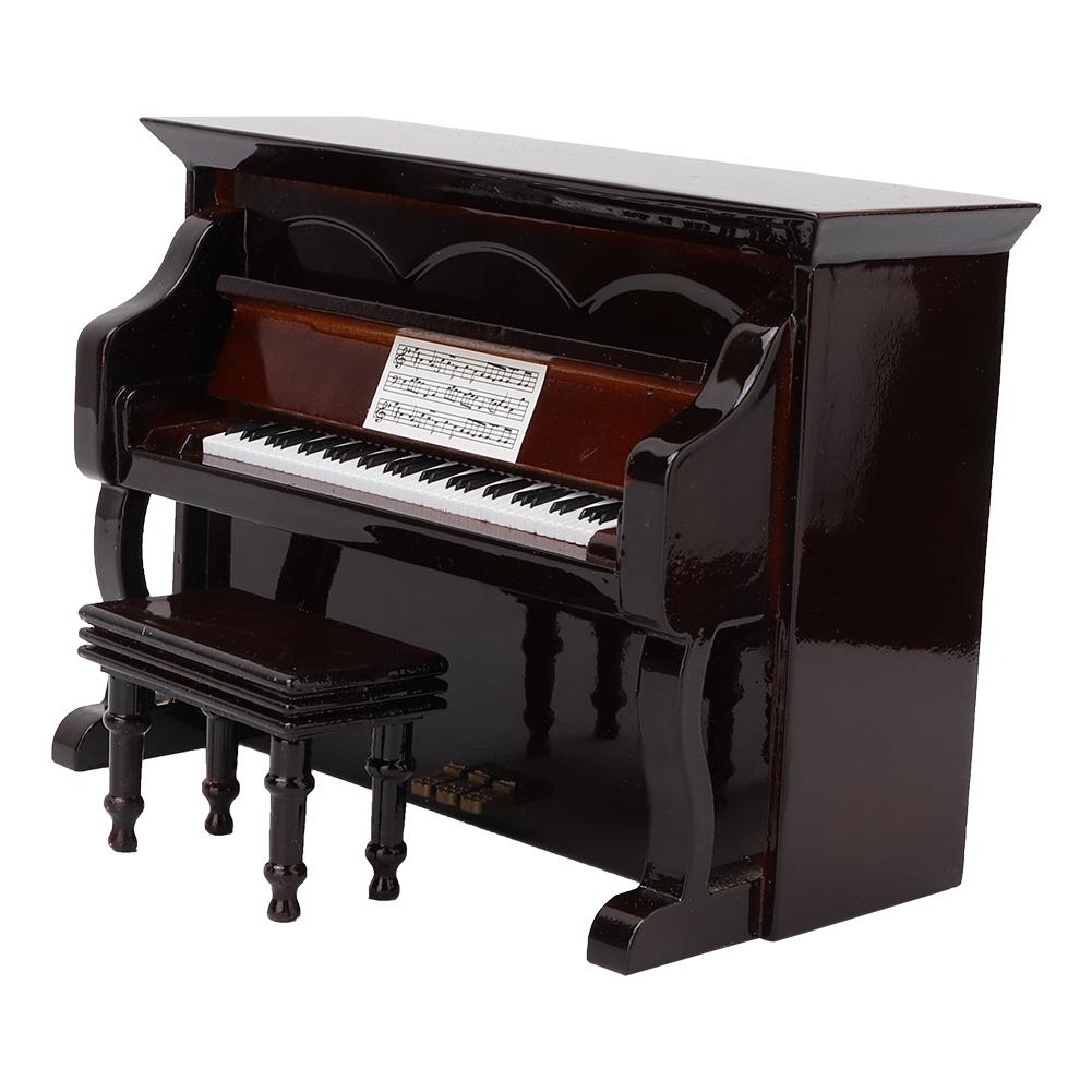 Mini Piano Model Musical Instrument Model Musical Gifts Home Decor Ornaments