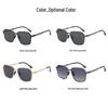 Men's Lightweight Polarized Metal Sunglasses - UV Protection, Black Outdoor Design