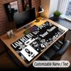 Custom Name Extended Mouse Pad,Lana Del Rey Gaming Desk Mat For Home Office Desktop Decor