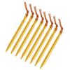 8Pcs Outdoor Aluminium Alloy Trigone Tent Peg Stakes Accessory for Campinggolden
