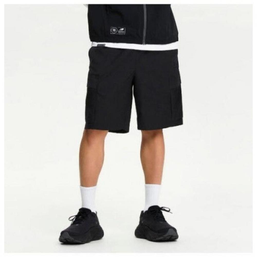 

New Balance Cotton Blend 5 Part Cargo Shorts Nbnve21513 19 (19)Black／75(S)