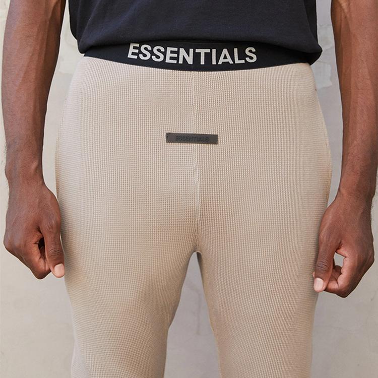 Fear of God Essentials FW21 Thermal Pant Men Pants Tan FOG-FW21-043