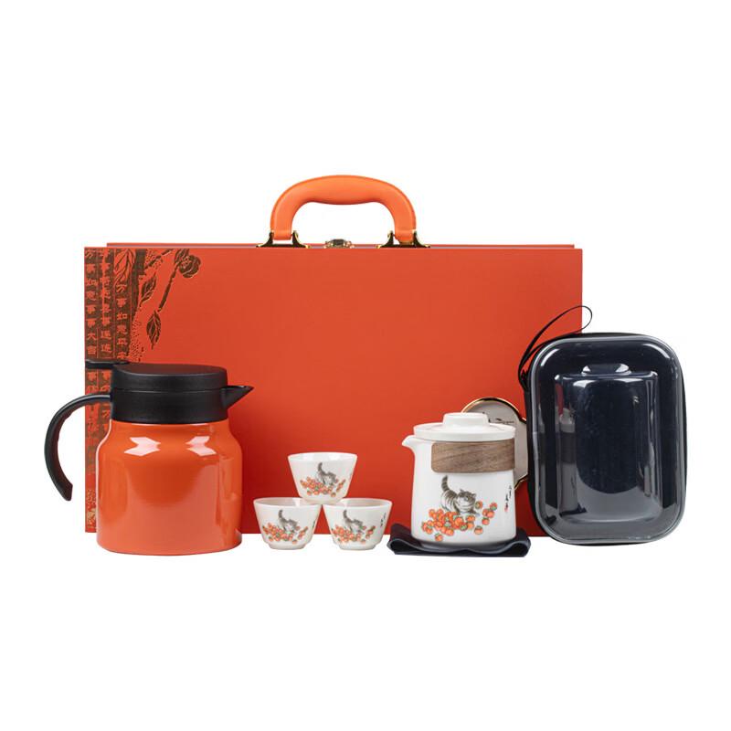 Fortune & Fullness Ceramic Tea Set