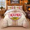 Ensemble de literie imprimé 3 pièces Motif VfB Stuttgart Drap de lit Taie d'oreiller Pour décoration de chambre