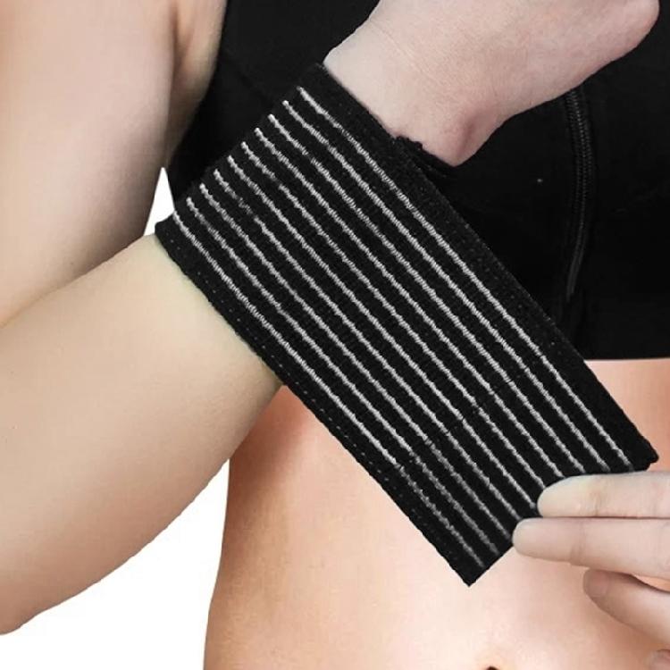 4Pcs Elasticated Wrist Guard Stretchy Wrist Protectors Band For Heavy Lifting Computer Use And Joint Management
