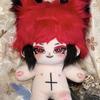Stuffed 20cm Anime Cute Helluva Boss Alastor Plush Doll Figures Toy for Kids Adult Change Suit Cosplay Gift