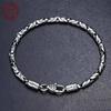 Great Sale S925 silver Bracelet 6MM Vintage Personality Men's and Women's Bracelet Fashion Trend Jewelry Gifts