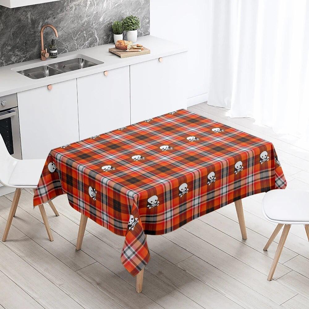 Față de masă dreptunghiulară geometrică simplă la modă, rezistentă la apă, petrecere de nuntă, restaurant, decorare pentru masă, bucătărie acasă