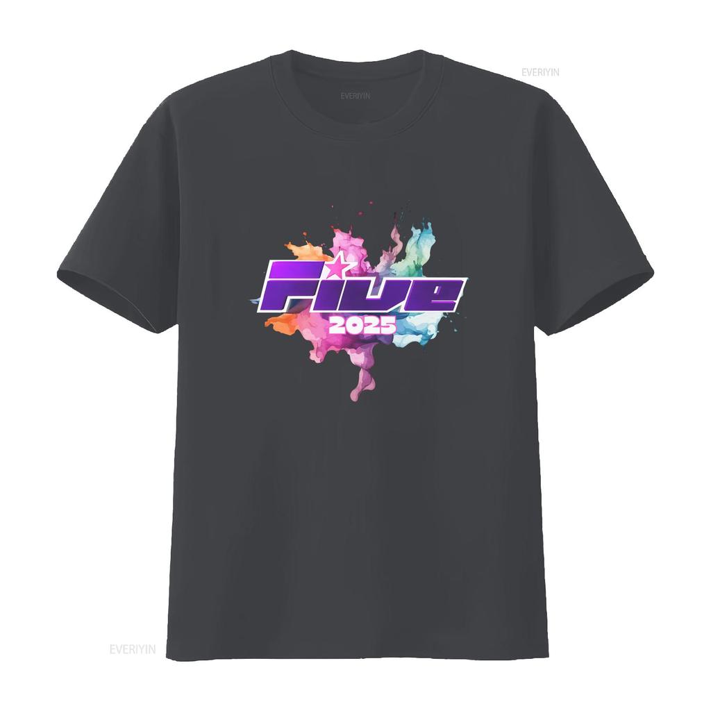Five 2025 Reunion Tour Boyband Music Event T Shirt Heavy Cotton Apparel Vintage Washed Slightly Designer Clothes Streetwear
