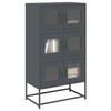 VidaXL Highboard Anthracite 68x39x123 Cm Steel, Cabinet, Storage Cabinet, Highboard, Sideboard, Cabinet 853352