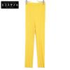 PP83-JF209 Yellow PLEATS PLEASE Pleated Pants Bottoms 2 yellowUsed