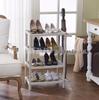 Japanese Multi-Layer Shoe and Umbrella Rack - Compact, Plastic Storage Solution