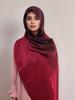 Premium Two-color Hijab Headscarf Soft Breathable Hijab Muslim Women Scarf Gradient Cotton Viscose Modal Hijab