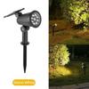 1/2/4PCS 7LED Solar Spotlight Outdoor Waterproof Garden Spot Lights Landscape Pathway Lawn Lamp Decoration for Yard Lighting