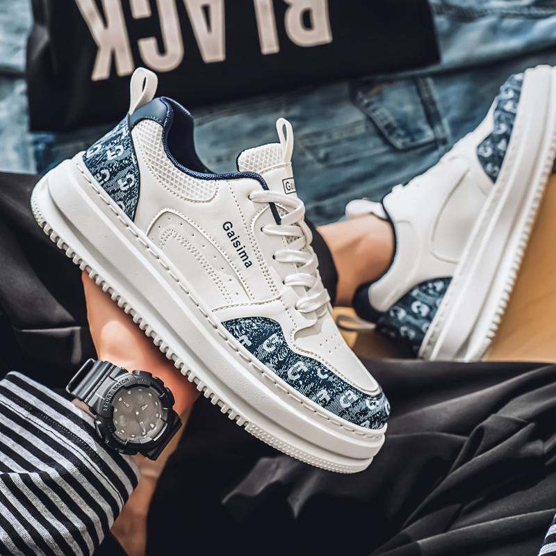 Men's Fashion Casual Low Top Skateboarding Shoes Boys Comfortable Sneakers Male Students Trending Soft Sole Classic Breathable Gym Non-slip