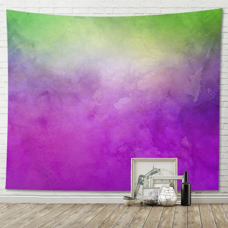 Tapestry Gradient Watercolor Background Home Living Room Decoration Hanging Cloth
