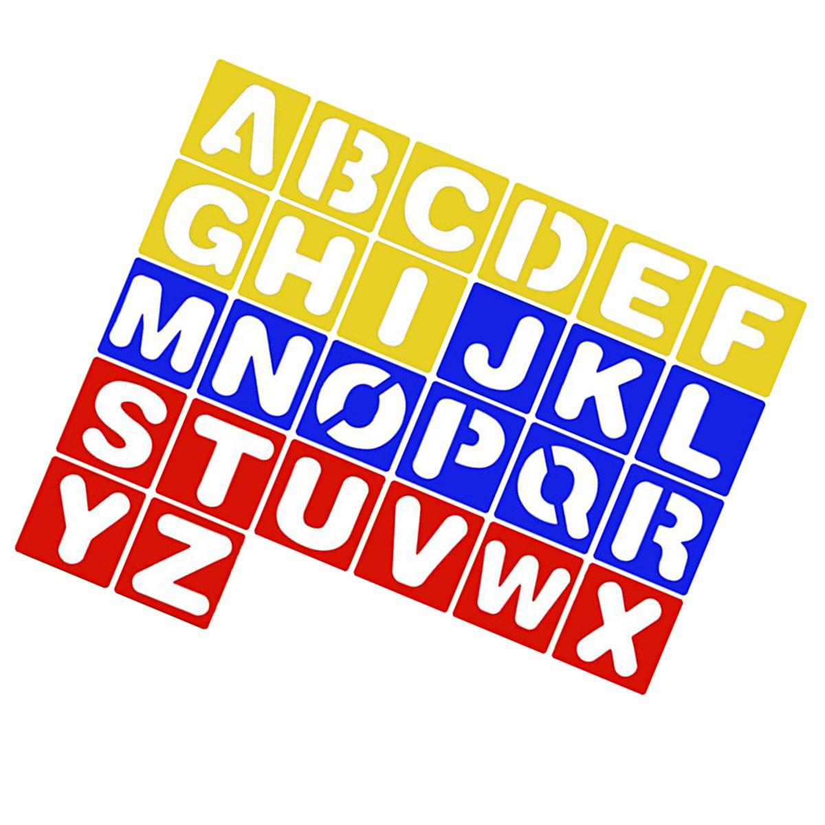 

Stencils for Painting Plastic Alphabet Children Multi-purpose Paint Tools Learning Supplies Sturdy Scrapbooking DIY Crafts