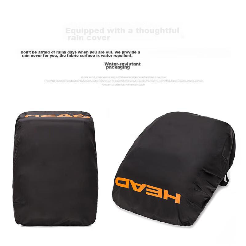 HEAD Backpack for Men And Women, Laptop Bag, Large Capacity Camera Photography Bag, National Geographic Cycling Backpack