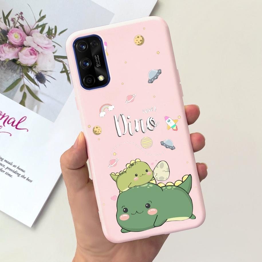 For Realme 7 5G Case RMX2111 Cover New Fashion Flower Girls Painted Funda Soft TPU Cases For Realme 7 Pro Realme7 RMX2155 Bumper
