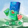 Ultra-thin Condom Lubrication Watermelon Natural Latex Condom 52mm Flavor Bump Thread Safe Sex Sex Product for Male