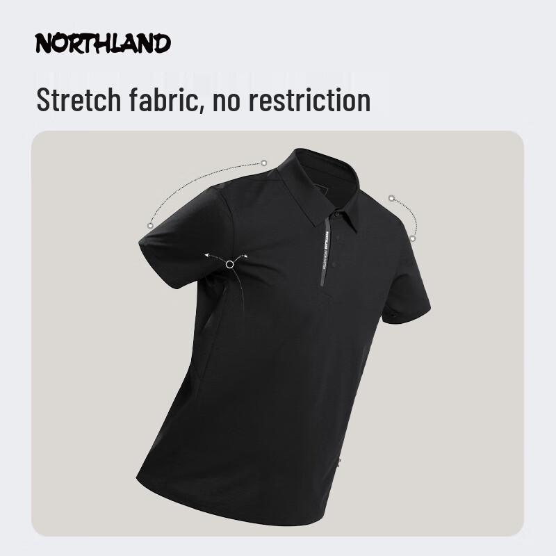 NORTHLAND Guantu Men's Short Sleeve Polo T-shirt