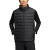 adidas Terrex Voyg Rev Gd V Logo Print Reversible Zip-Up Collar Down Vest Unisex Vests Black HN2022
