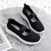 Female Footwear Mesh Breathable Wedge Women's Shoes Black Korean New In 2024 Y2k Fashion Walking Stylish Promotion Offer A