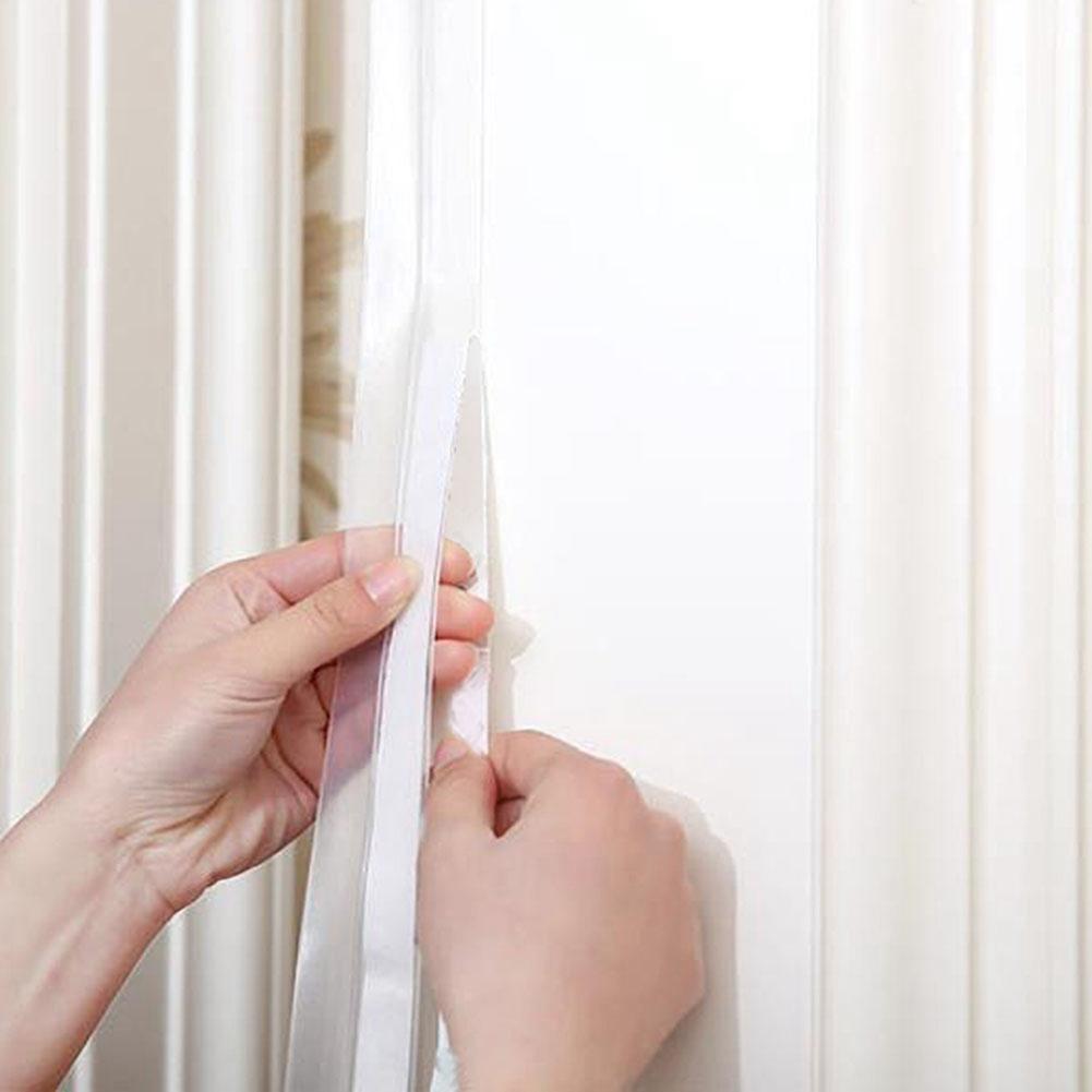 Door Window Self Adhesive Wther Stripping Silicone Sl Sweep Strip Draft Blocker (35mm*5m)