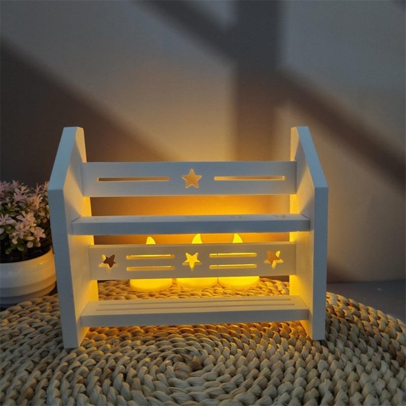 Formar för hantverk i harts med flera lager Silikonformar för hantverk Formar för sminkdisplay Silikontextur för sminkställ