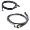 Waterproof Double Plug M8 3P 4P 5P 6P 8Pin 1M 2M PUR/PVC Cable Straight/Angle Aviation Male Female Plug Sensor Power Connector