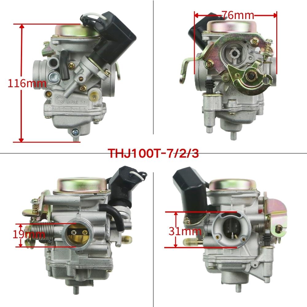 

For Suzuki HJ100 HJ100T HJ100T-2 100cc Haojue Scooter Moped Concentrated Valve and Accelerating Pump Motorcycle Carburetor Carb HJ100T
