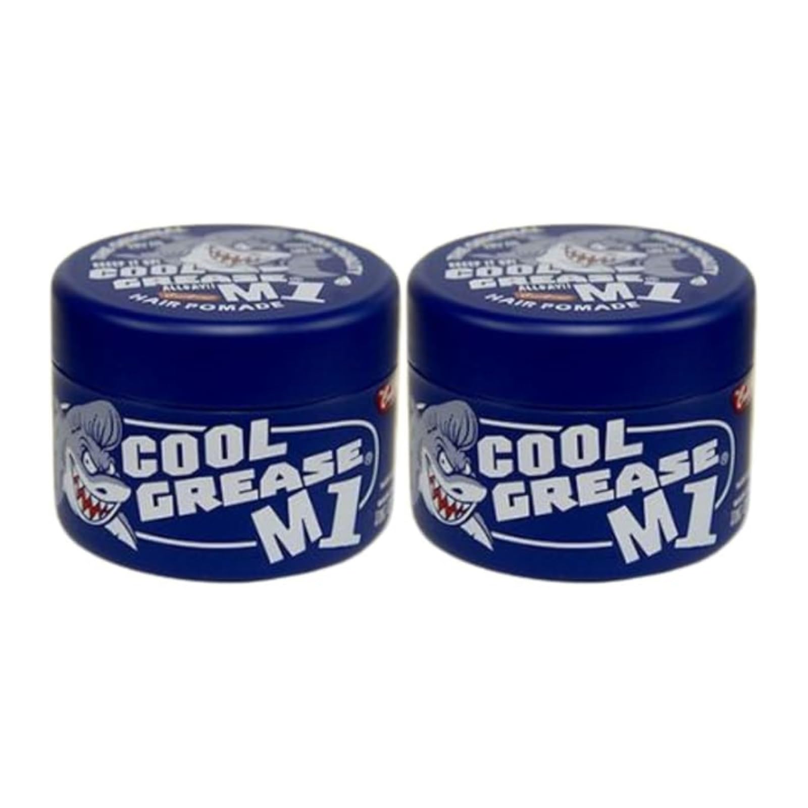 Sakamoto Koseido Fine Cool Grease M1 2-Pack 210g Unscented Pomade for Men and Women Hair Styling Grease Barber Style