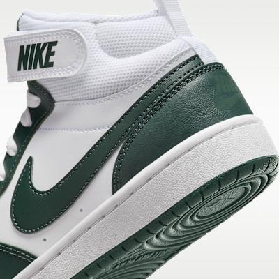 Nike Court Borough Mid 2 White Vintage Green (GS)