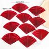 LIEI Red Folding Fan Cake Topper