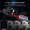 Binocolo Digitale HD con Visione Notturna 3D Montato sulla Testa e Fotocamera per Telescopio