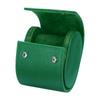Uxcell Portable Leather Watch Case for Men and Women, Single Slot Watch Roll Travel Case, Watch Storage Organizer with Removable Pillow, Perfect for