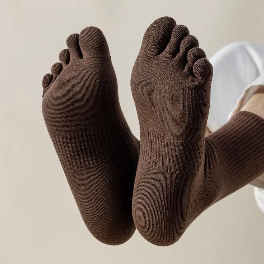 Thin Five Finger Socks Short Tube Cotton Toe Socks Low Cut Ankle Sports Socks  Sport