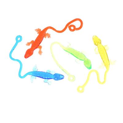Funny Children Retractable Gift Viscous Lizard Gag Toy Novelty Toy Gadgets