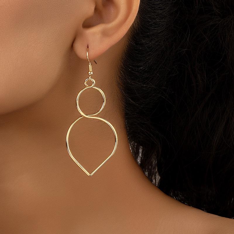 Korean Style Infinity Symbol Stud Earrings for Women