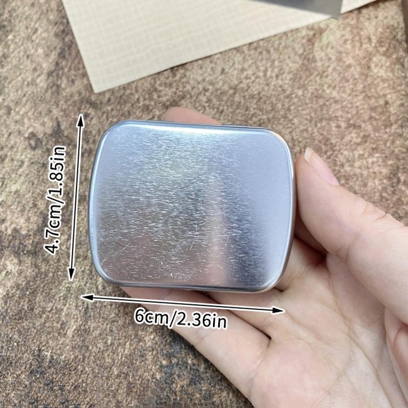 12/24Grids Empty Watercolor Paint Dispenser Iron Box Portable Nail Color Palette Nail Polish Glue Tin Storage Box