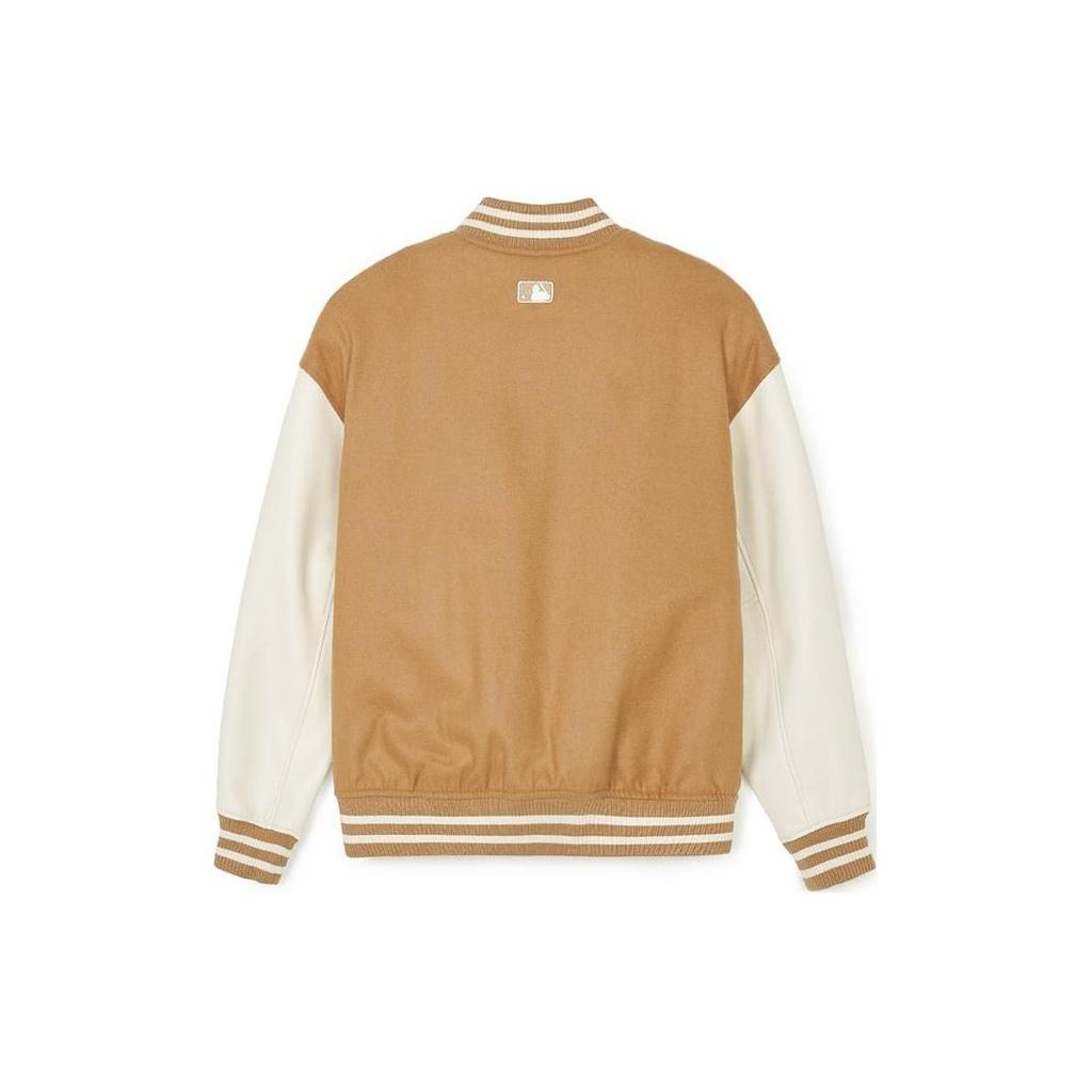 MLB SS24 Baseball Jacket Unisex Tan 3AJPV0141-43BGD