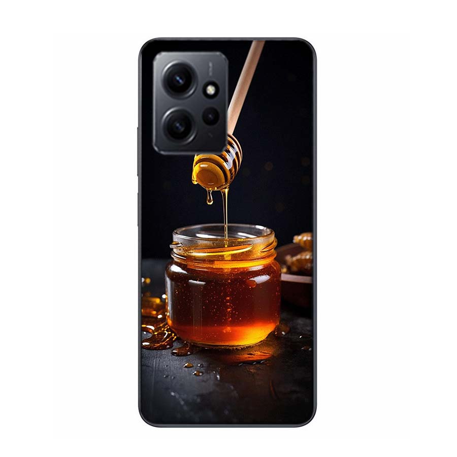 Golden Honey Dripping From Honeycomb Phone Case For Redmi Note 14 15 Pro 5G 13 12 Pro Plus 11 11T 11E 11S 10 Pro 10S 9 9S Cover