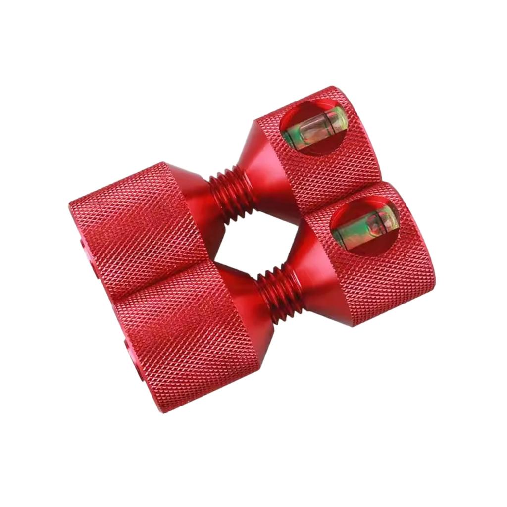 2 Piece Aluminum Alloy Flange Alignment Pins with Built In Level Tool for Precise Mechanical Construction and Pipe Fitting