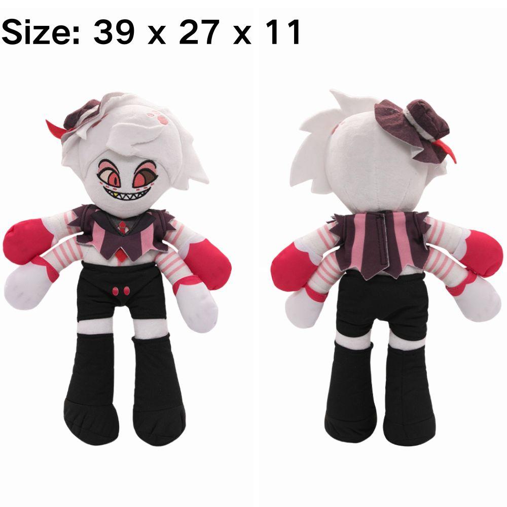 Cursed Cat Alastor Cosplay Plush Angel Dust Husk Lucifer Fat Nuggets Plushies Cartoon Hotel Fantasy Birthday Gifts Mascot Props