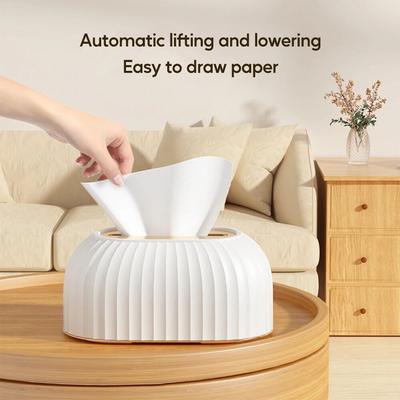 Luxe Tissuebox Desktop Tissue Organizer Schelp Tissue Container Etui Papierhouder Servethouder Huishoudelijke Opbergdoos