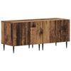 3 Piece LED TV Cabinet ZWOLLE Reclaimed Wood Engineered Wood