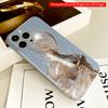 2DFlat Liquid Gold Warrior in Motion All inclusive film hard phone case, compatible with iPhone 18 Pro Max 17 16 15 14 13 12 11