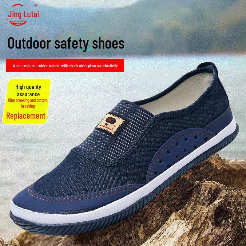 Lutai Women's Casual Slip-Ons: Soft Sole Work & Mother's Shoes, Flat No-Fatigue Design.