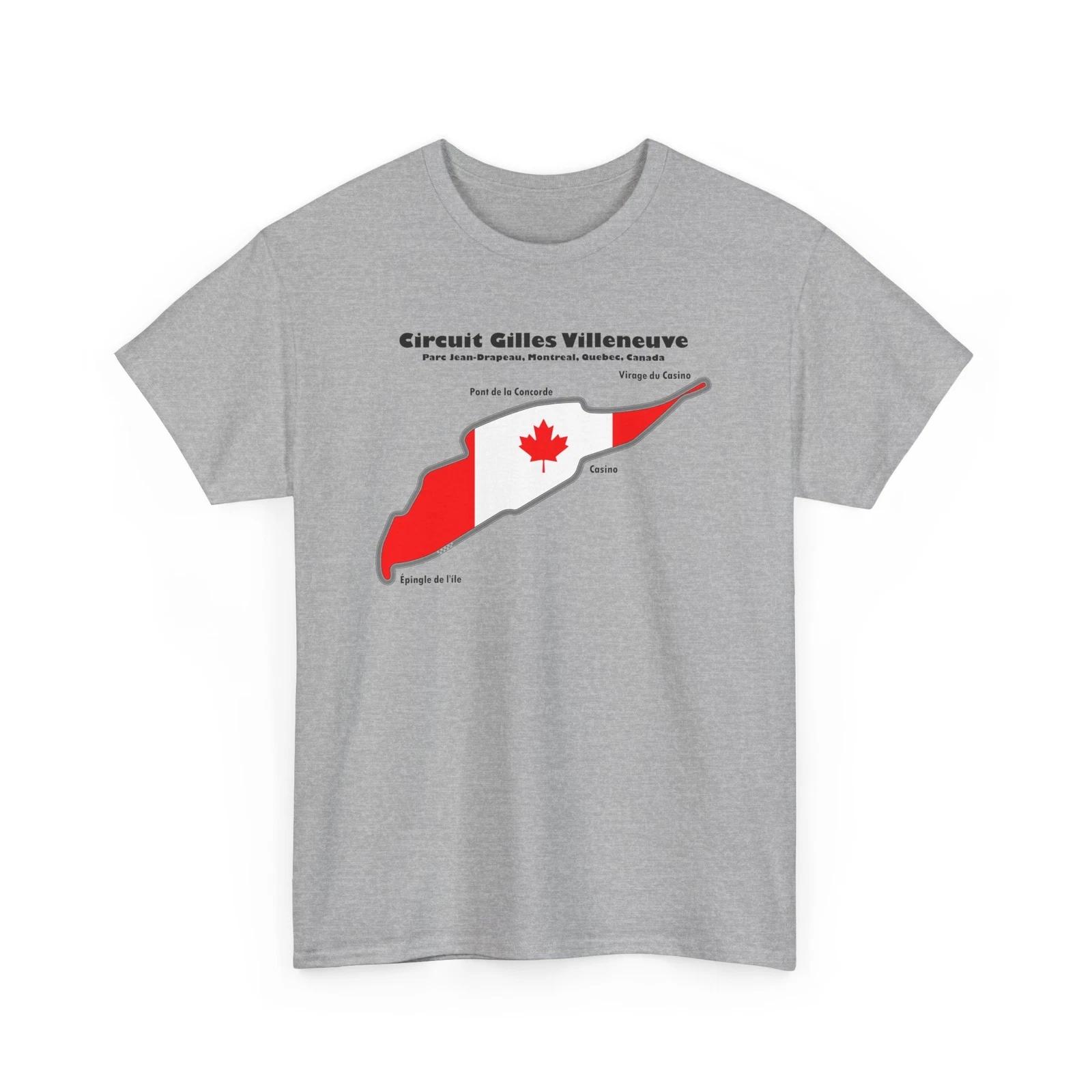 Circuit Gilles Villeneuve T-Shirt - Canada Montreal Race Track Tee - Racing Gift 2XL