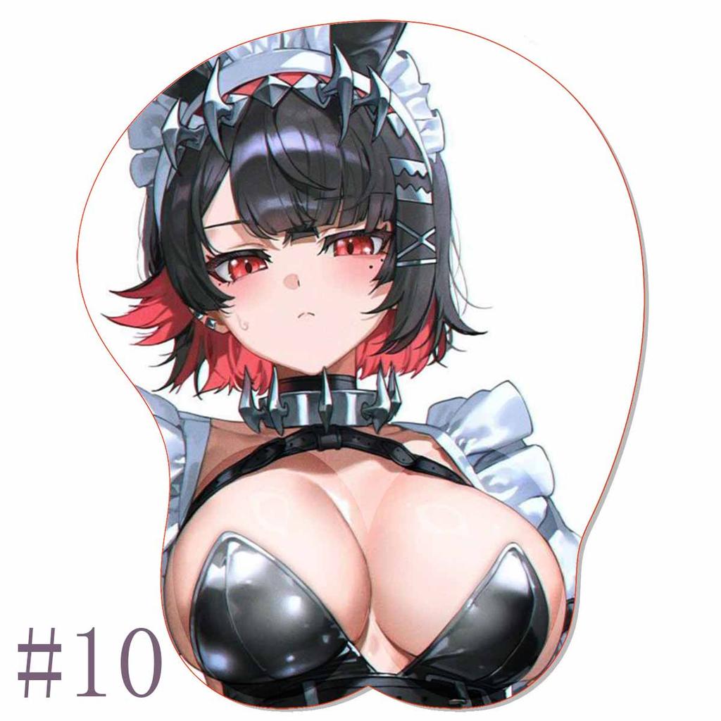 Anime Z_Zenless Z_Zone Zero OPPAI Non-slip Mouse Pad LED Backlit ZZZERO Ellen Joe 3D Mousepad Gel Padding Gaming Hentai Mat